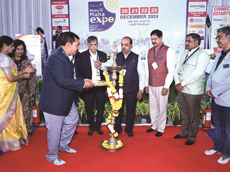 छत्रपती संभाजीनगर रोटरी महाएक्स्पो समाजोपयोगी मदतीचे नियोजन