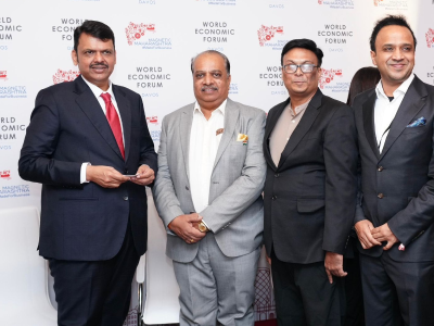 दावोस येथे वर्ल्ड इकॉनॉमिक फोरम 2026 दरम्यान महाराष्ट्र पॅव्हेलियनचे भव्य उद्घाटन
