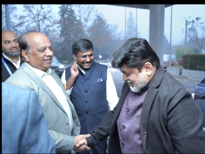 दावोस येथे ग्लोबल इम्पॅक्ट फोरममध्ये महाराष्ट्राचा सहभाग; उद्योग मंत्री उदय सामंत यांच्या हस्ते विशेष प्रमाणपत्र प्रदान